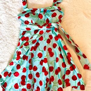 Retro-Style cherry pin-up dress